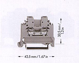 侧面接线轨装式接线端子 侧面接线轨装式接线端子