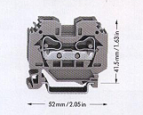 侧面接线轨装式接线端子 侧面接线轨装式接线端子