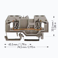 正面接线轨装式接线端子 正面接线轨装式接线端子