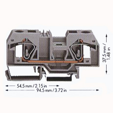 正面接线轨装式接线端子 正面接线轨装式接线端子